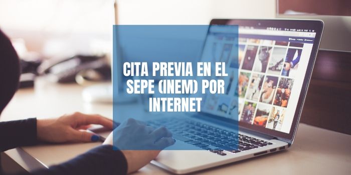 Pedir cita previa en INEM (SEPE) por internet.